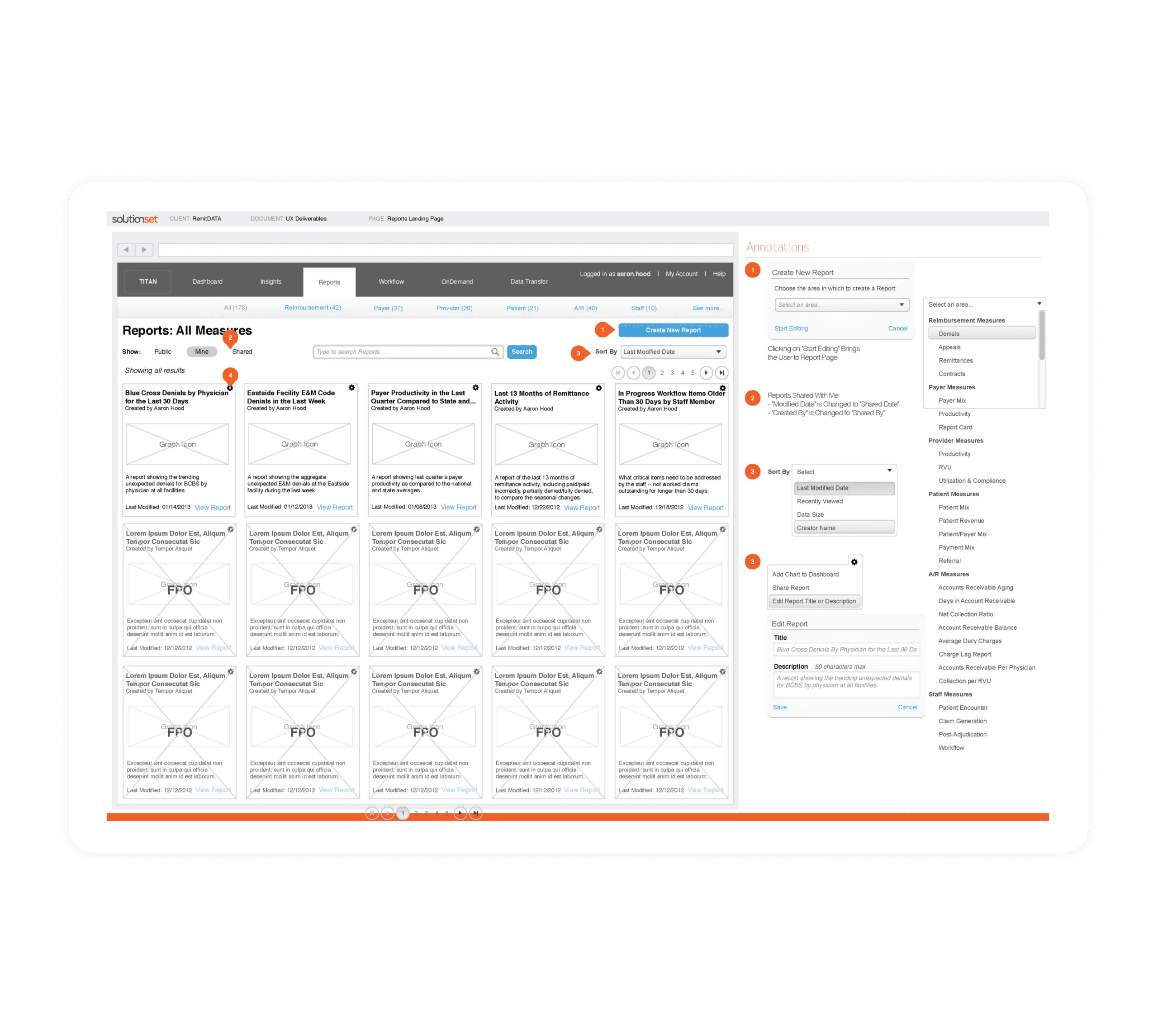 RemitData Wireframe