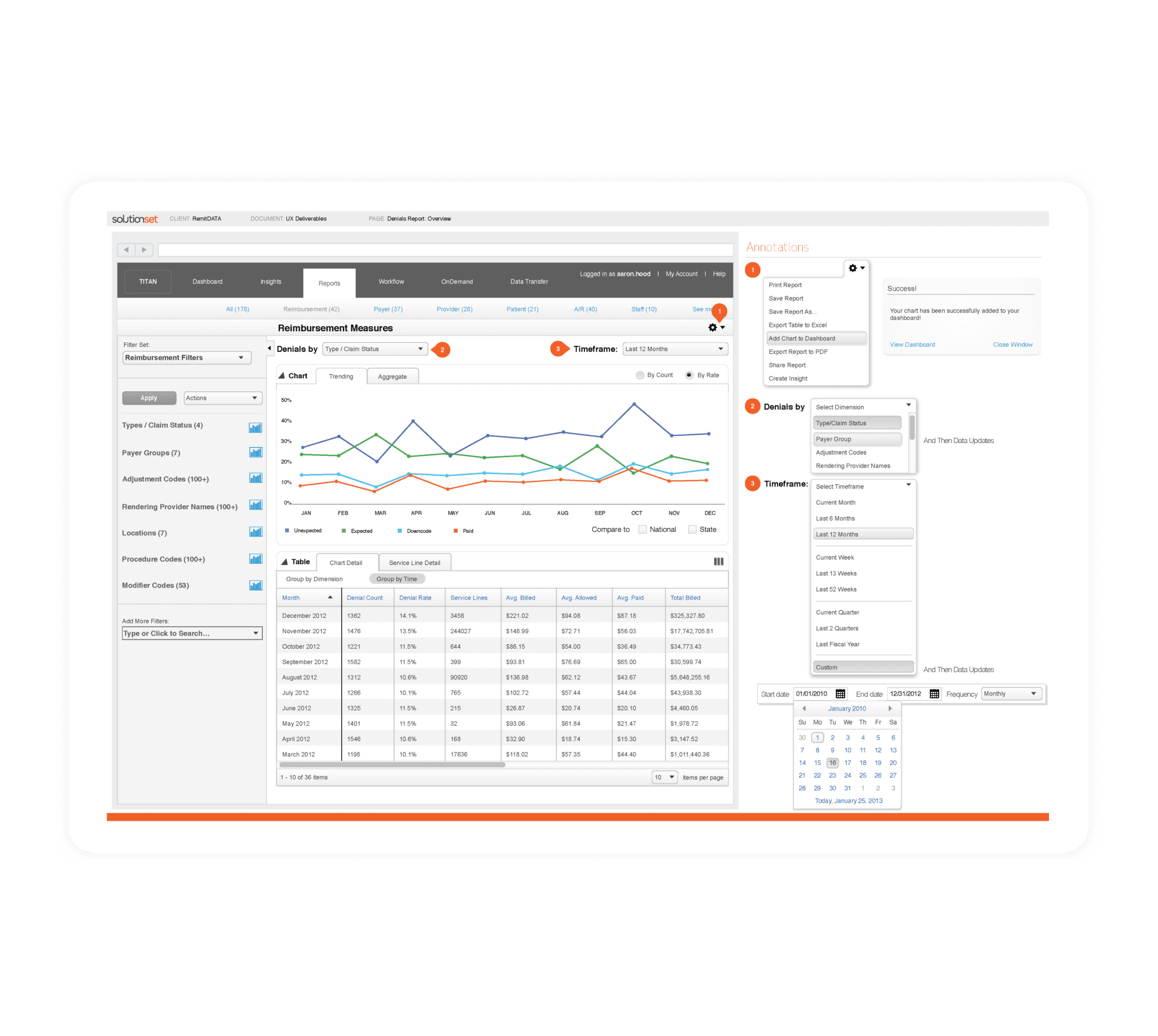 RemitData Wireframe