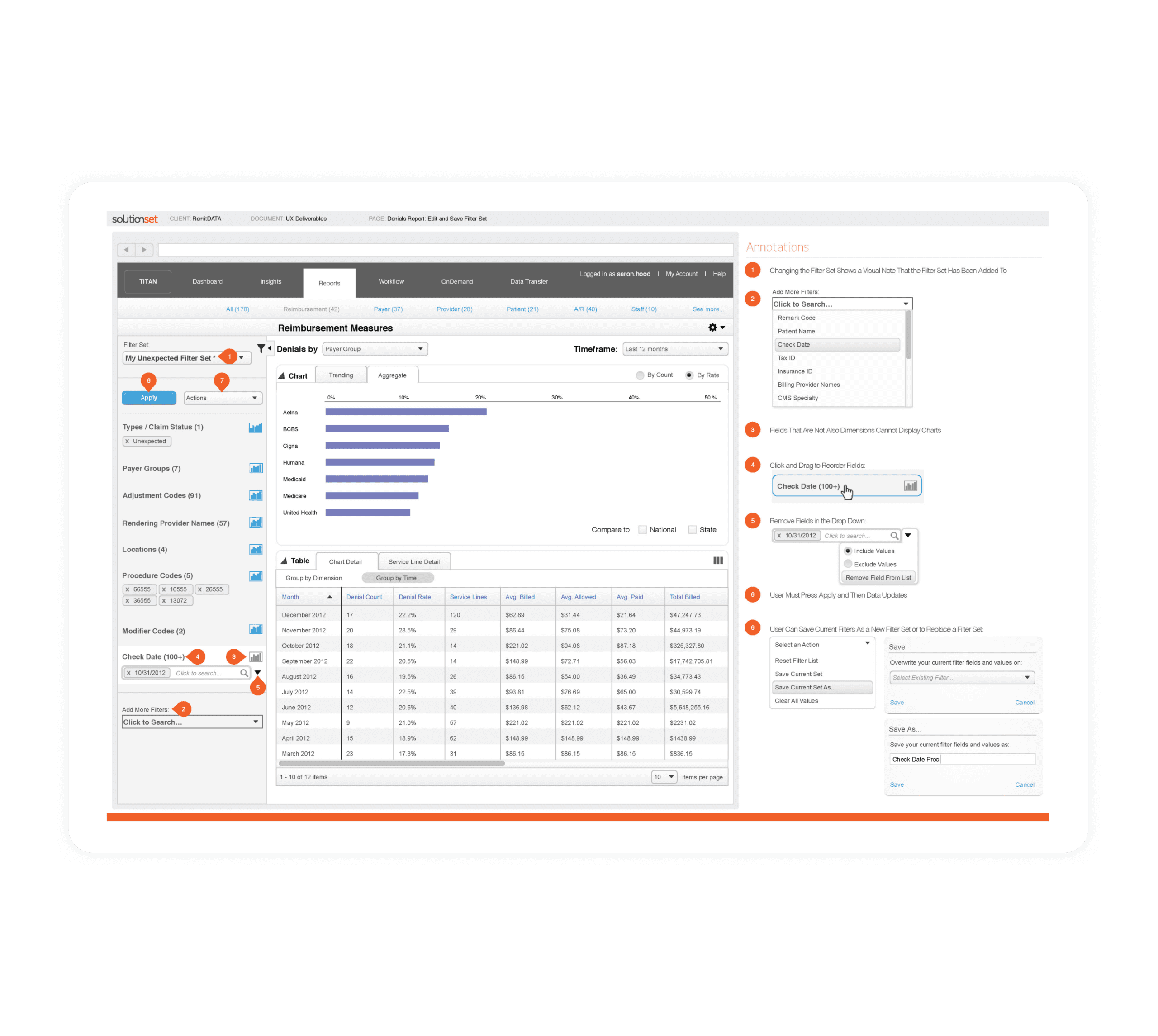 RemitData Wireframe