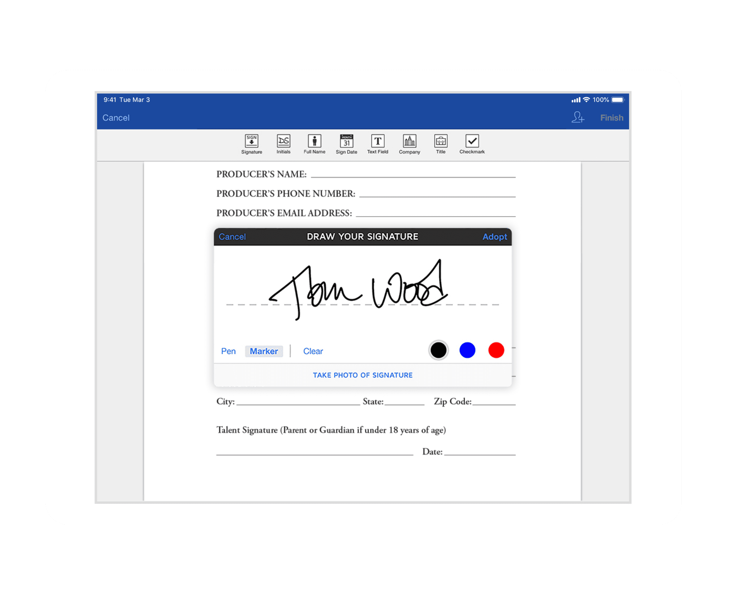 DocuSign iOS App