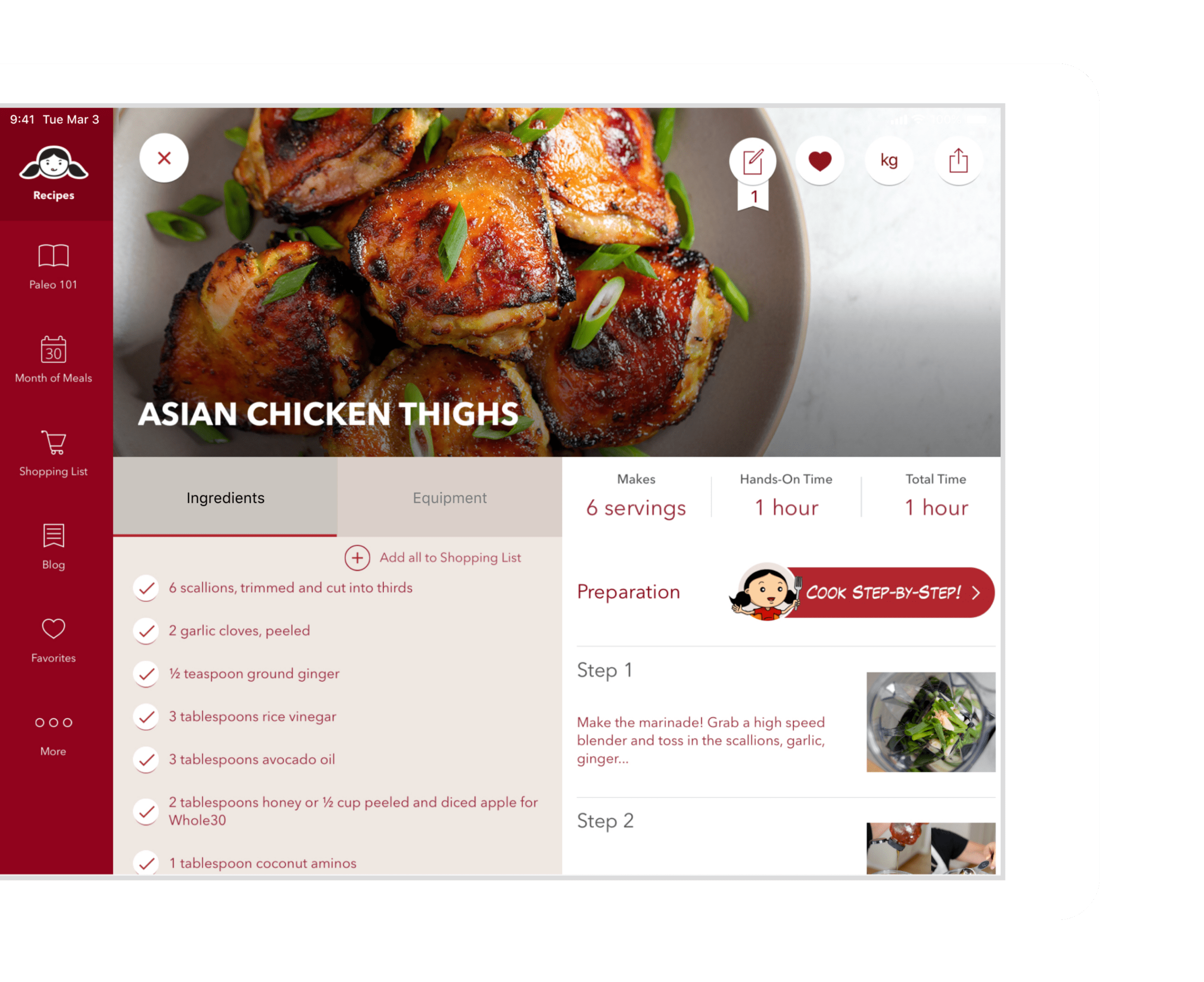Nom Nom Paleo iOS App