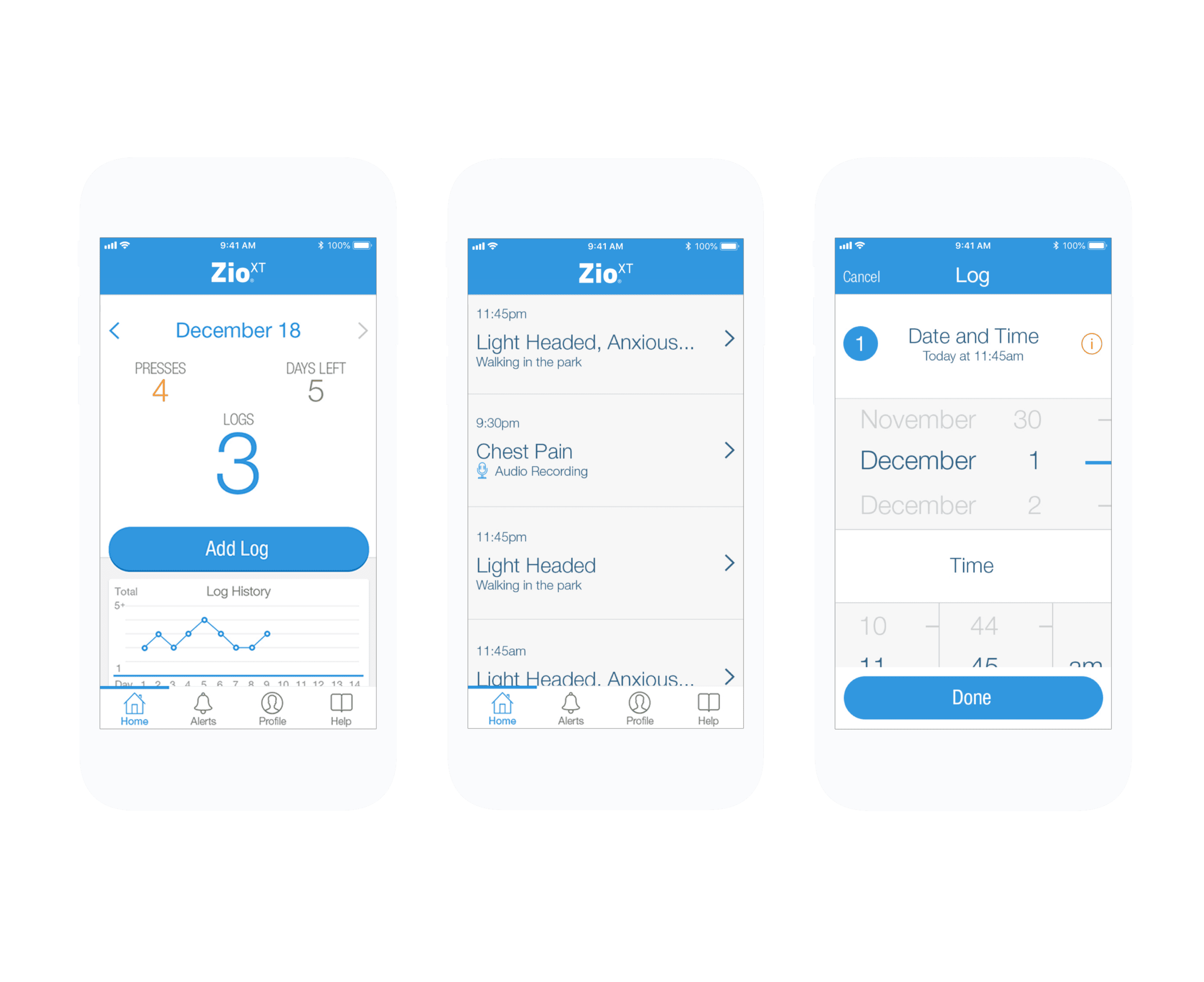 iRythmn Zio iOS App