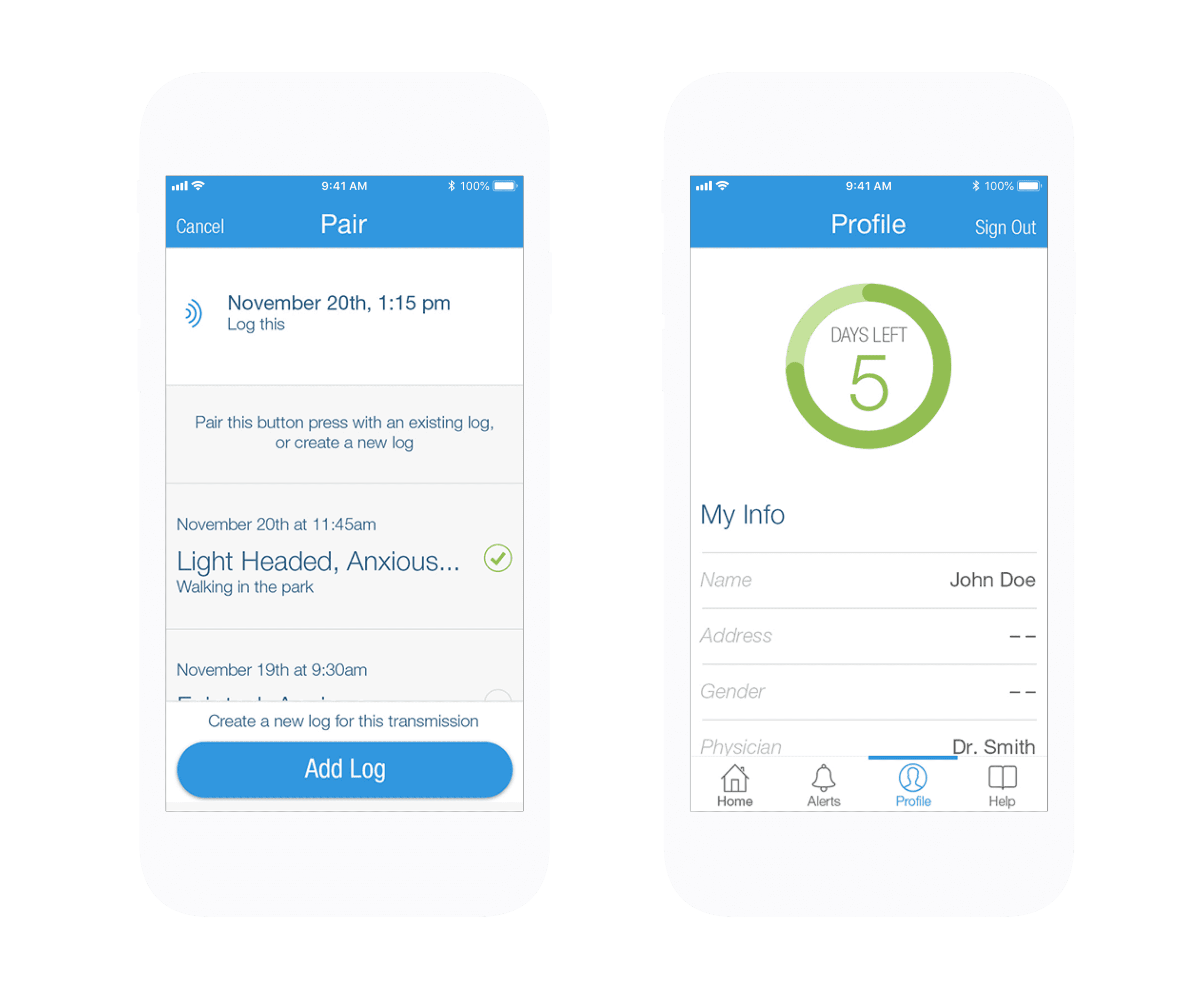 iRythmn Zio iOS App