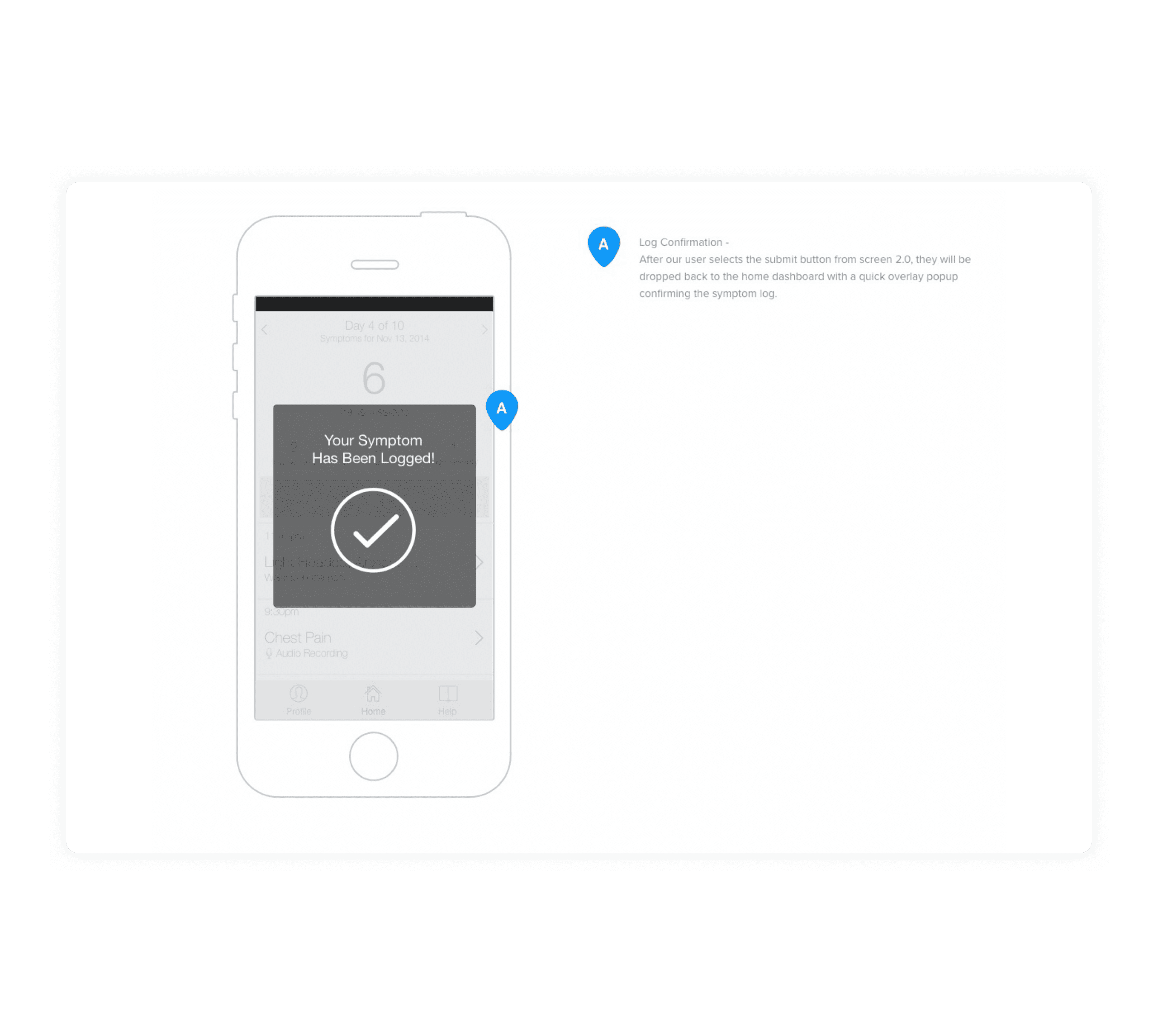 iRythmn Zio iOS Wireframe
