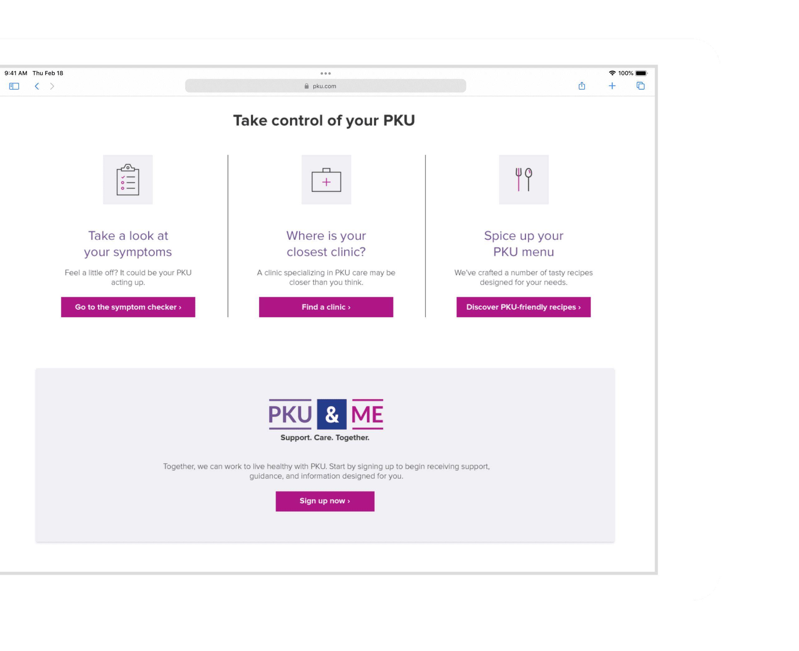 BioMarin PKU Patient Website