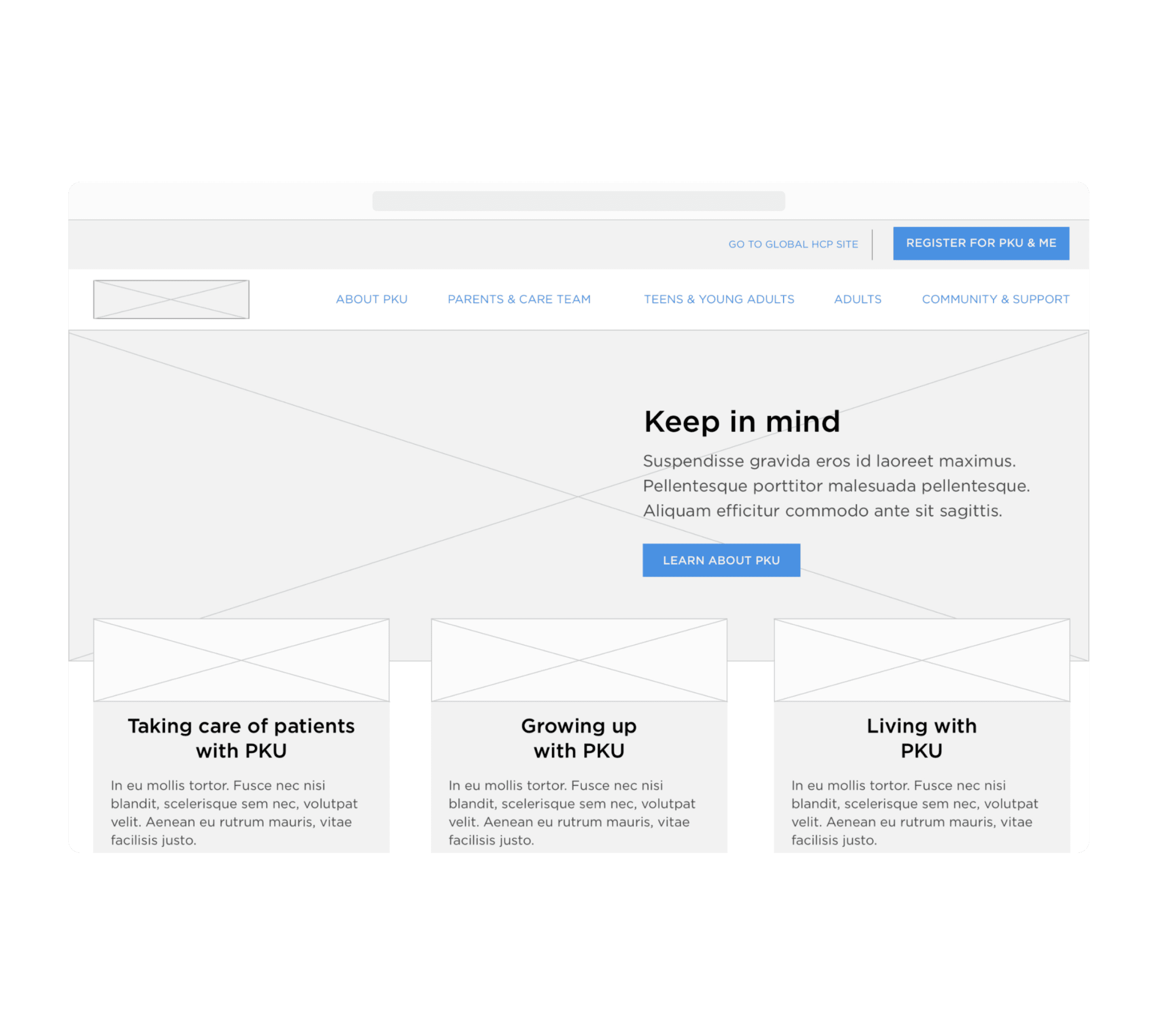 BioMarin Wireframe