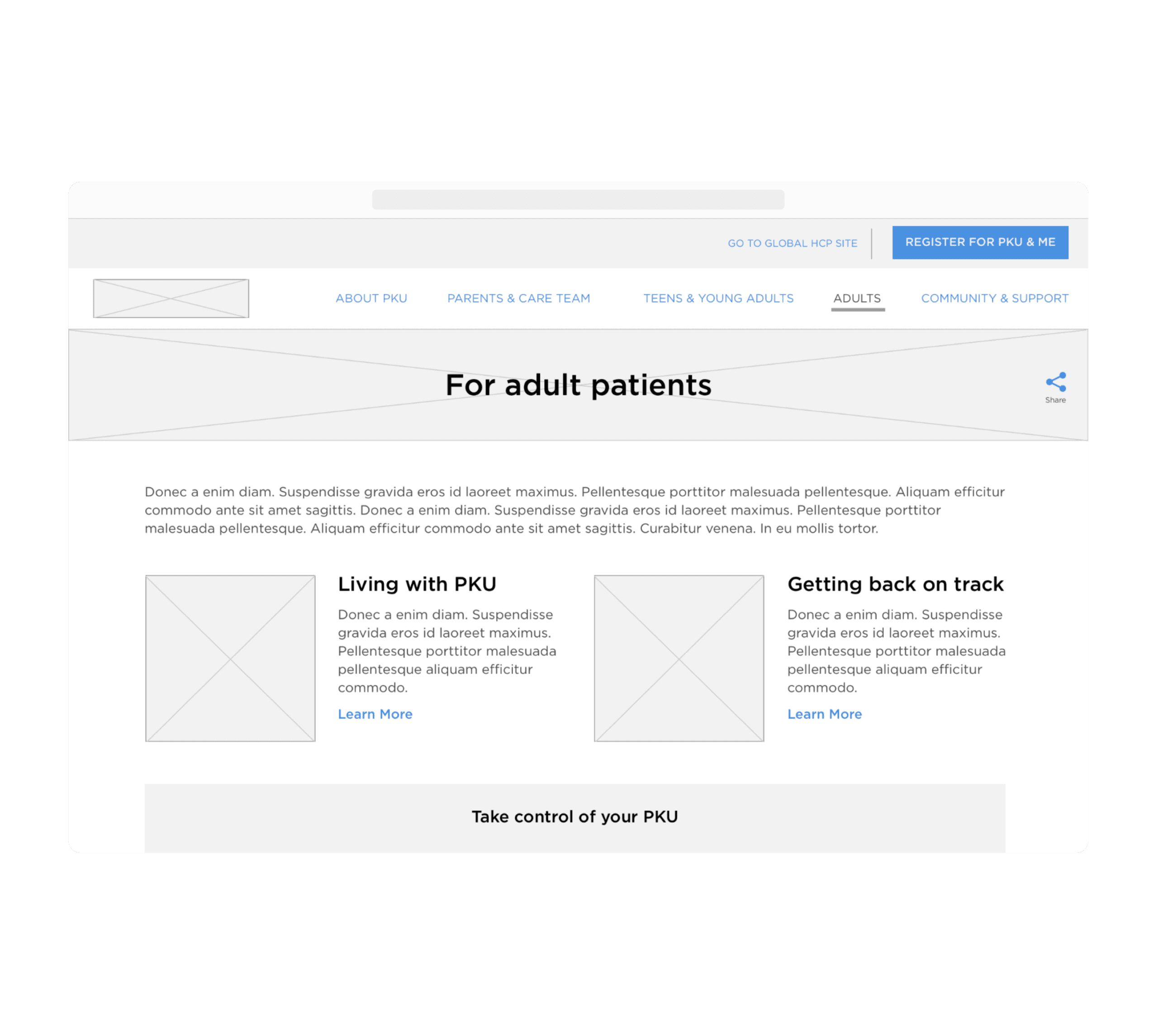 BioMarin Wireframe