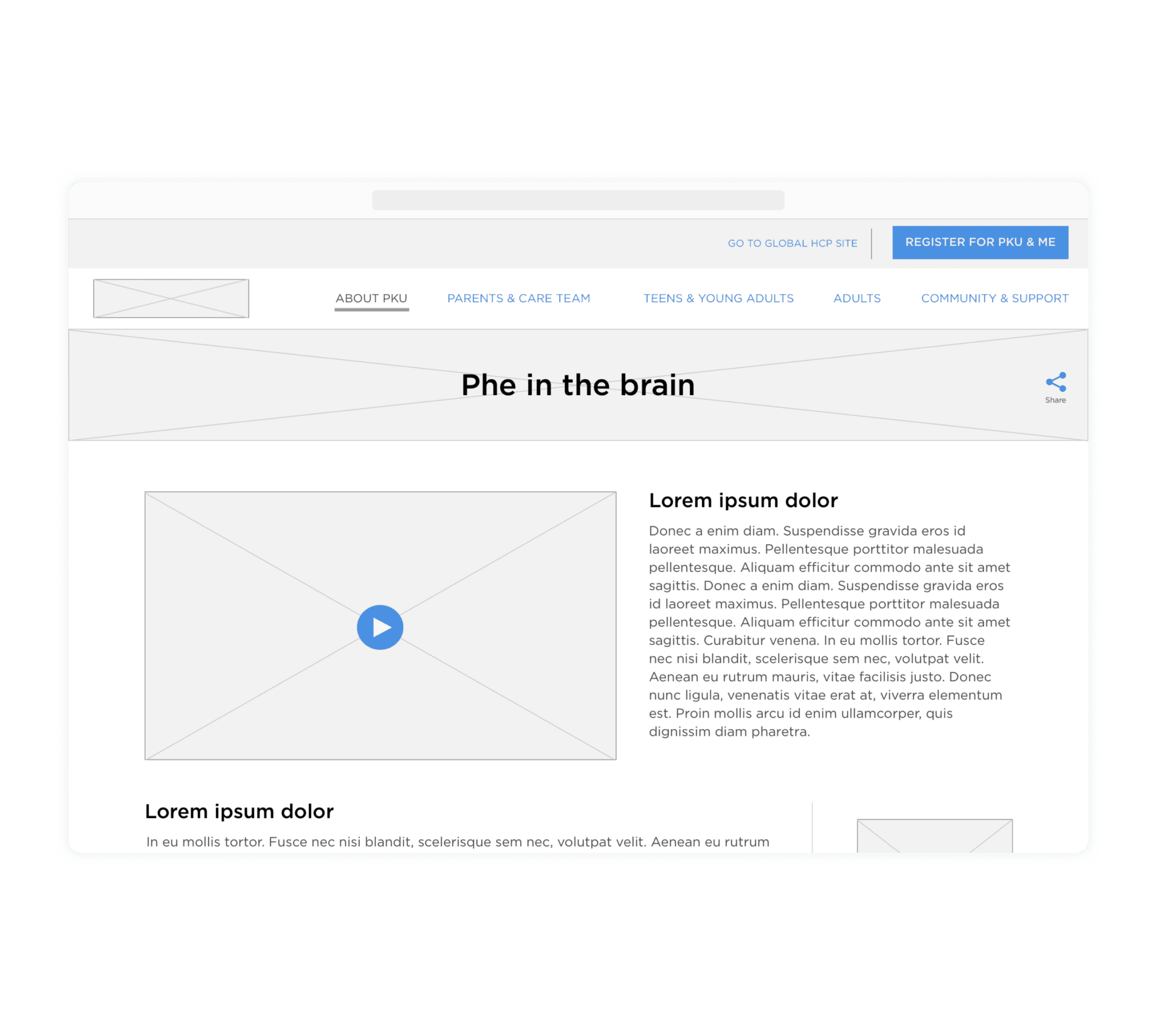 BioMarin Wireframe