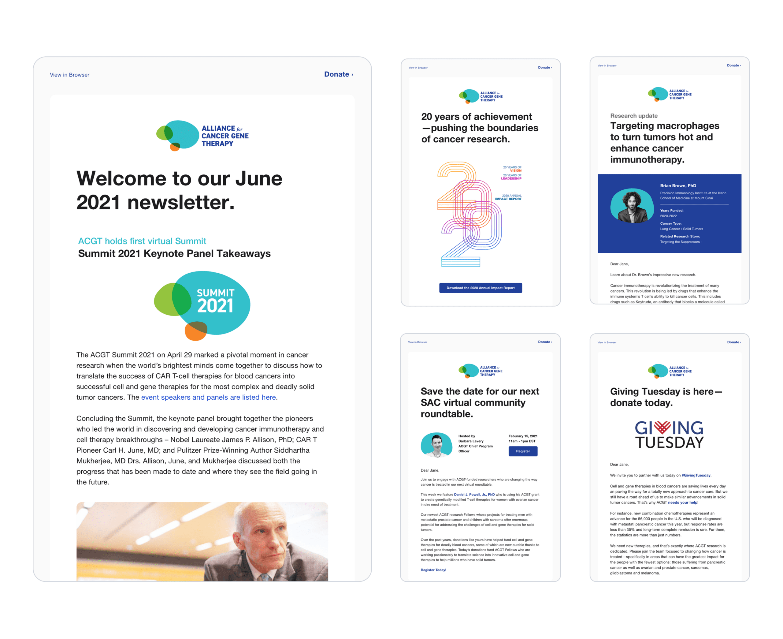 ACGT eNewsletters