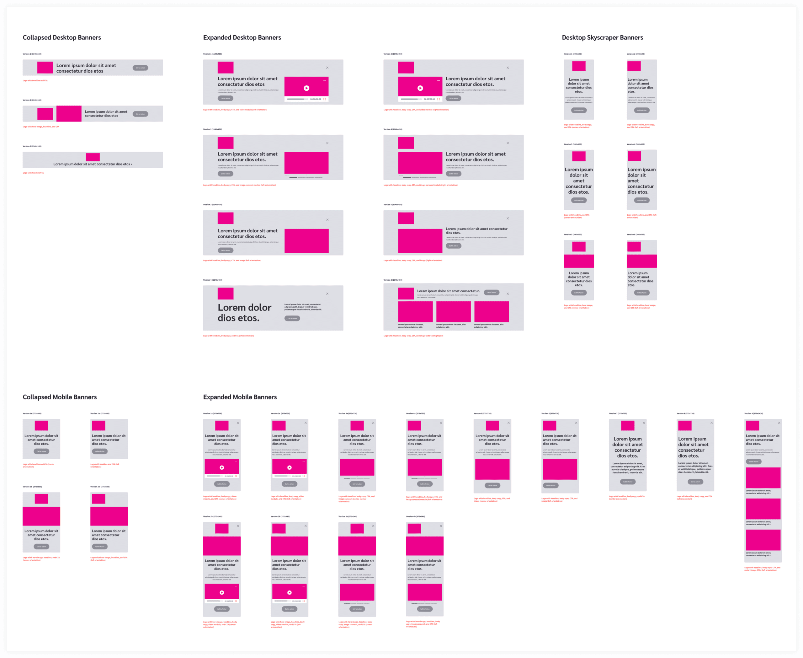 Tinybeans Online Advertising Template System