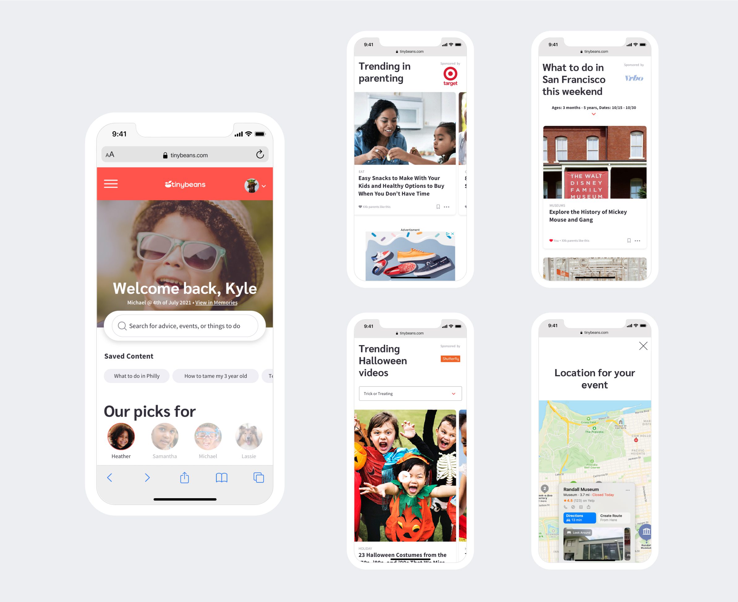 Tinybeans Mobile Experience 