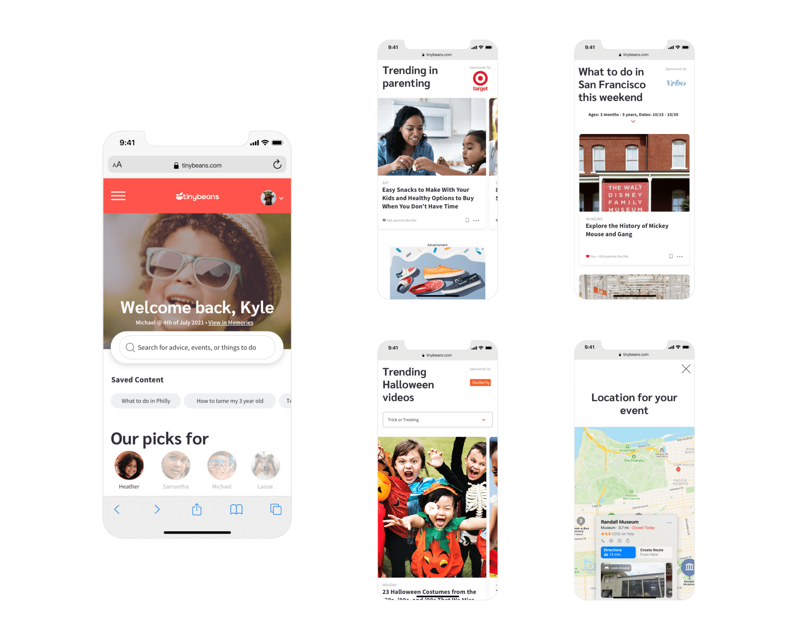 Tinybeans Mobile Experience 