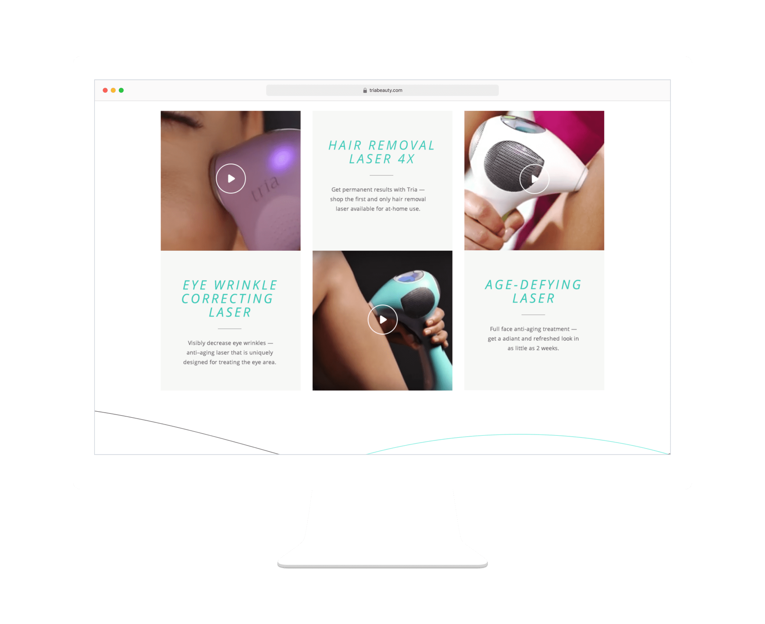 Tria Beauty eCommerce Website