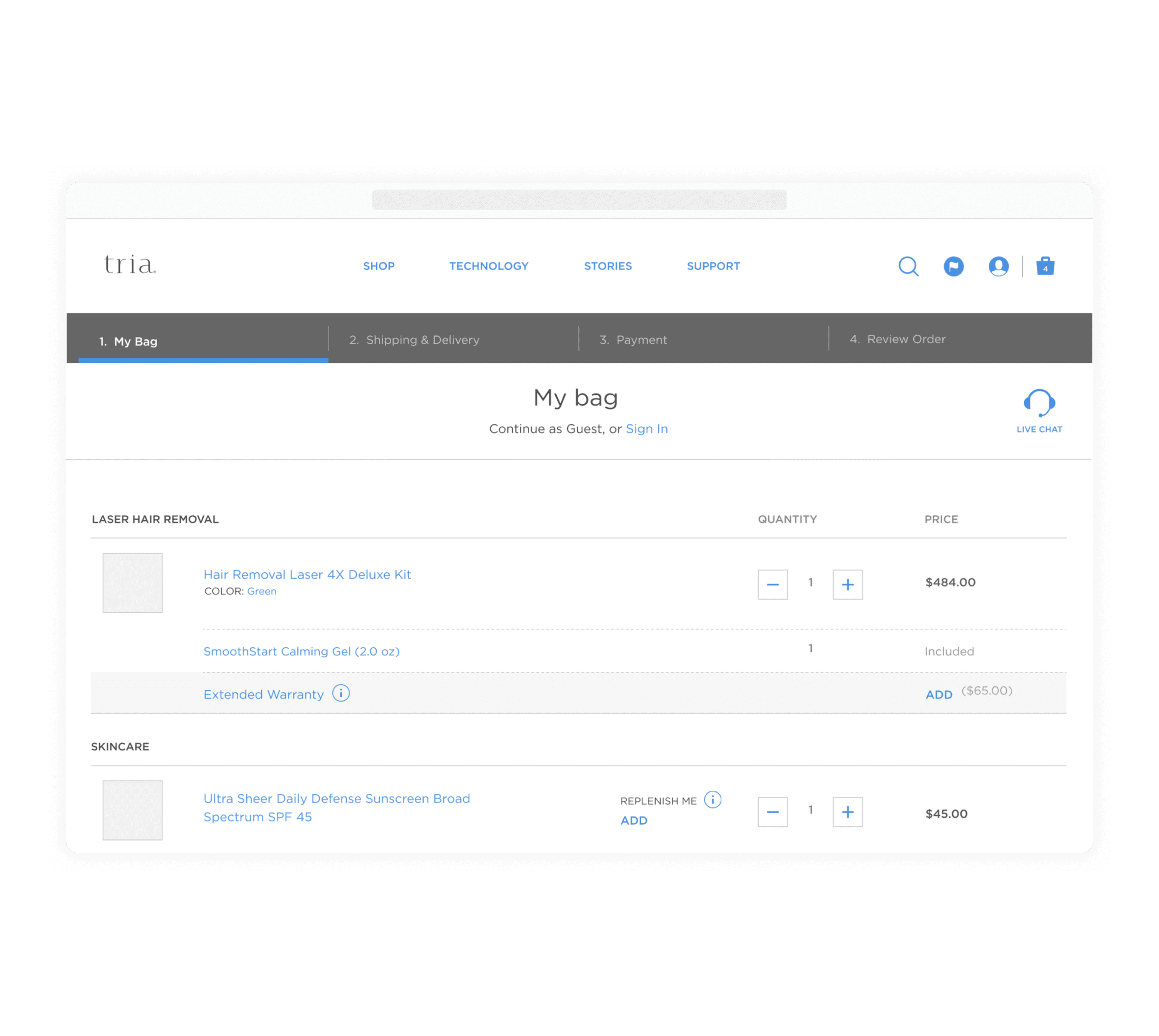 Trim Beauty Wireframe